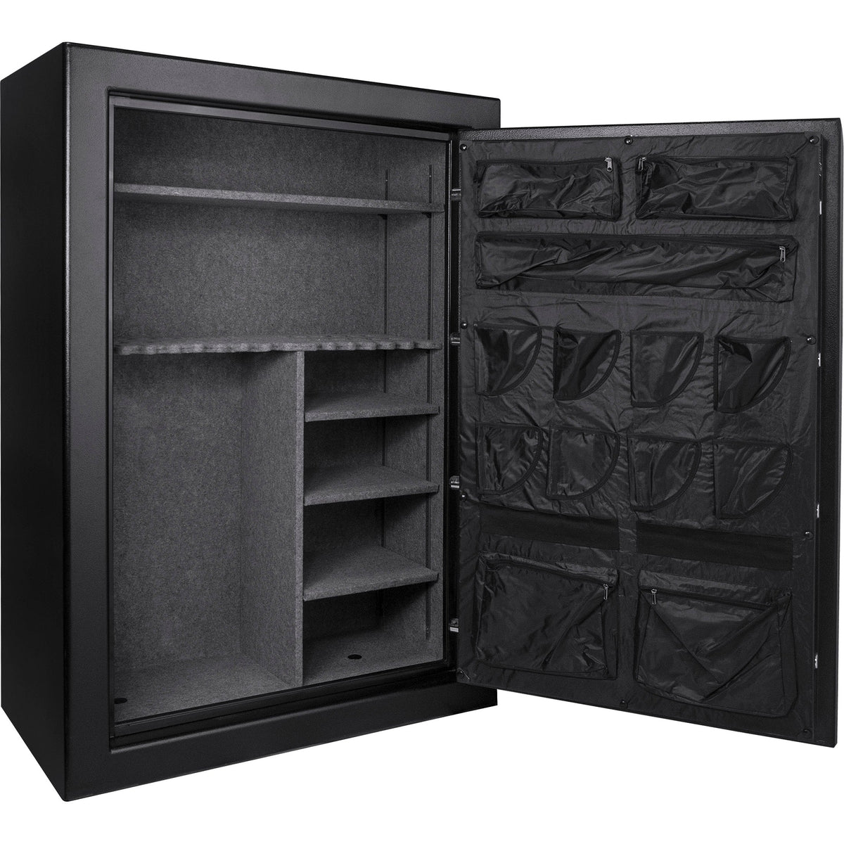 Barska Tall Fire Resistant Safe - 19.97 cu ft Interior, Keypad, 45-Gun Capacity, Black, AX12220