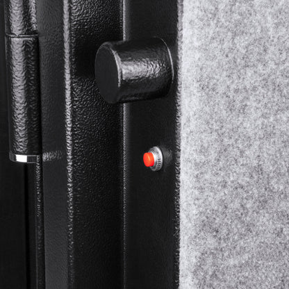 Barska Tall Fire Resistant Safe - 19.97 cu ft Interior, Keypad, 45-Gun Capacity, Black, AX12220