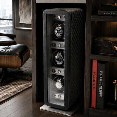 Heiden 4 Watch Winder Tower