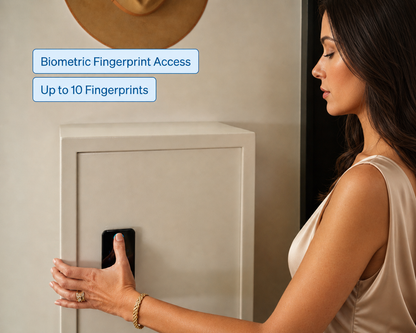 MyCube Biometric Fingerprint, Fireproof Safe - the 'Max Classic' from MyCube
