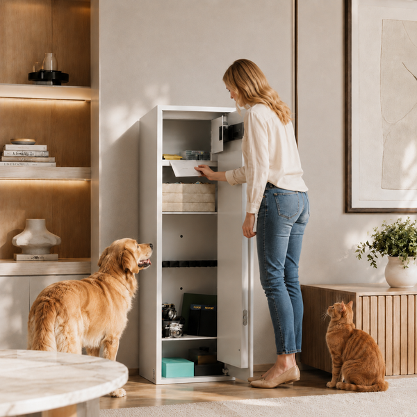 MyCube Biometric Fingerprint, Fireproof Safe - the 'Max Classic' from MyCube