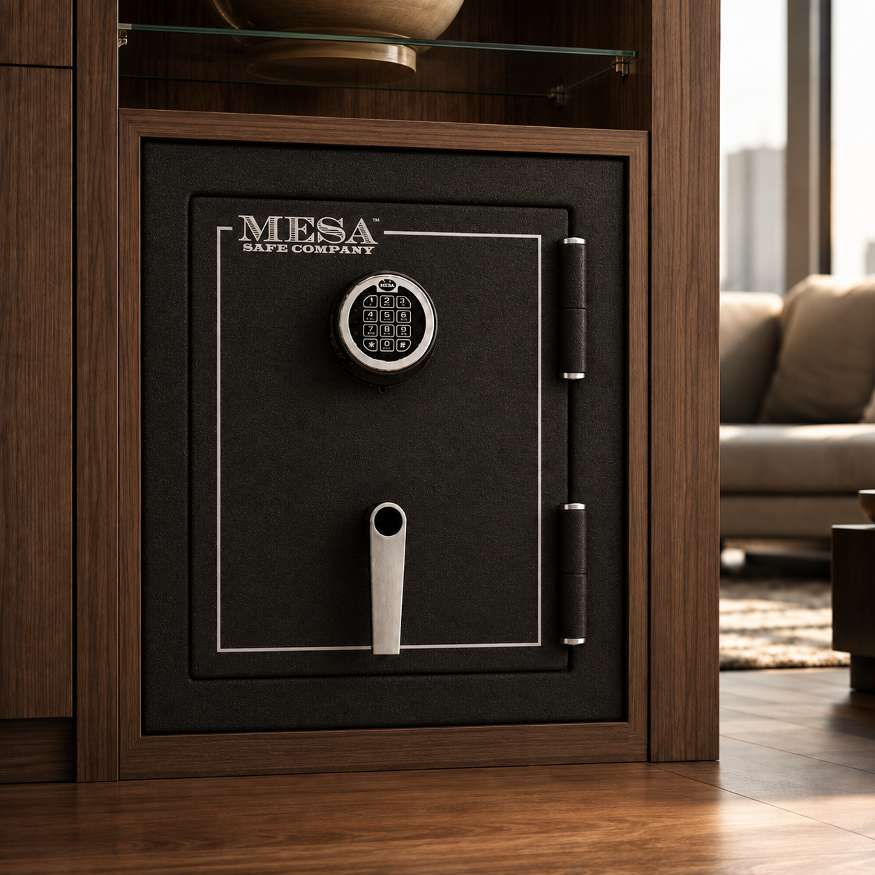 Mesa Heavy Duty Fire Resistant Security Safe with Electronic Lock, MBF1512E