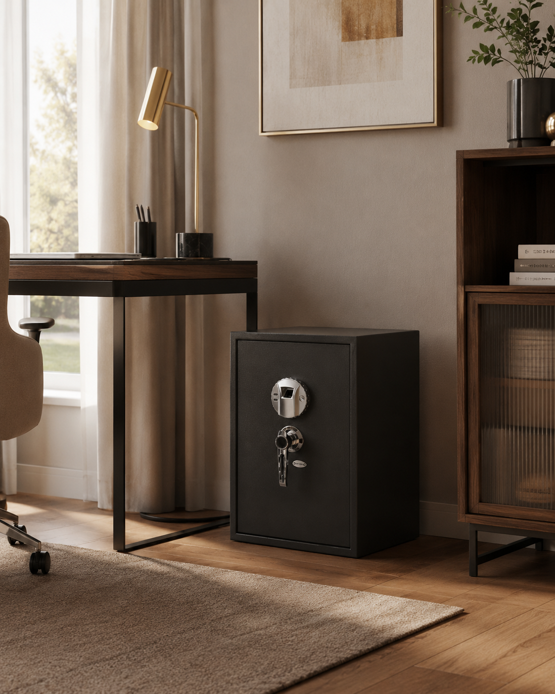 Barska Biometric Fingerprint, Fireproof Safe