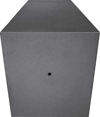 Barska Fire Resistant Biometric Safe - 3.51 cu ft Exterior, 2.02 cu ft Interior, Fingerprint and Keypad Entry, Matte Black