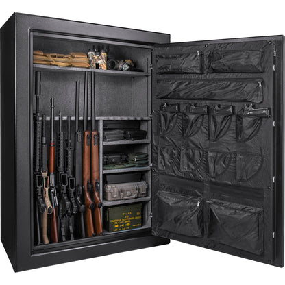 Barska Tall Fire Resistant Safe - 19.97 cu ft Interior, Keypad, 45-Gun Capacity, Black, AX12220
